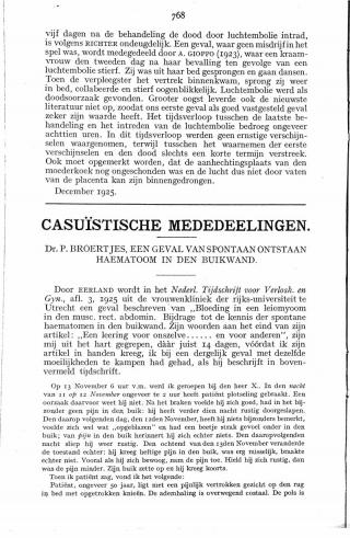 Eerste pagina van het artikel zoals het is gepubliceerd in het tijdschrift