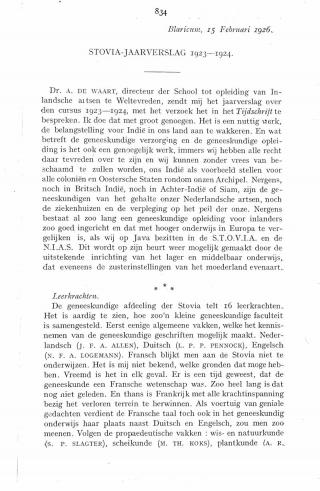 Eerste pagina van het artikel zoals het is gepubliceerd in het tijdschrift