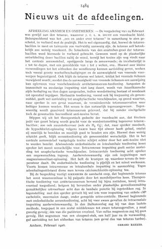 Eerste pagina van het artikel zoals het is gepubliceerd in het tijdschrift