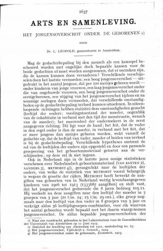 Eerste pagina van het artikel zoals het is gepubliceerd in het tijdschrift