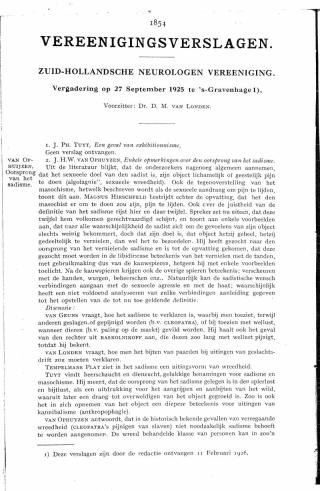 Eerste pagina van het artikel zoals het is gepubliceerd in het tijdschrift