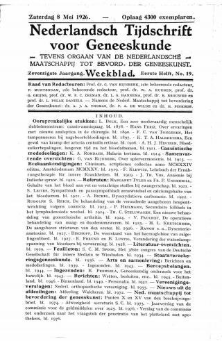 Eerste pagina van het artikel zoals het is gepubliceerd in het tijdschrift