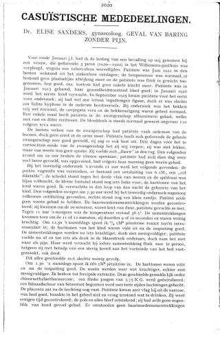 Eerste pagina van het artikel zoals het is gepubliceerd in het tijdschrift
