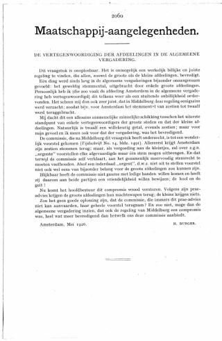 Eerste pagina van het artikel zoals het is gepubliceerd in het tijdschrift