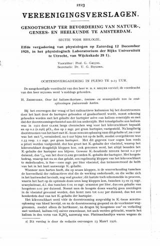 Eerste pagina van het artikel zoals het is gepubliceerd in het tijdschrift