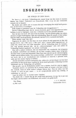 Eerste pagina van het artikel zoals het is gepubliceerd in het tijdschrift