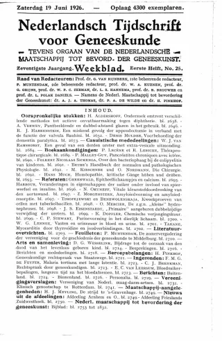 Eerste pagina van het artikel zoals het is gepubliceerd in het tijdschrift
