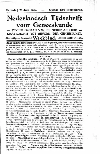 Eerste pagina van het artikel zoals het is gepubliceerd in het tijdschrift