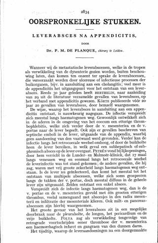 Eerste pagina van het artikel zoals het is gepubliceerd in het tijdschrift