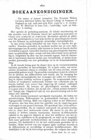 Eerste pagina van het artikel zoals het is gepubliceerd in het tijdschrift