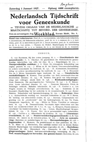 Eerste pagina van het artikel zoals het is gepubliceerd in het tijdschrift