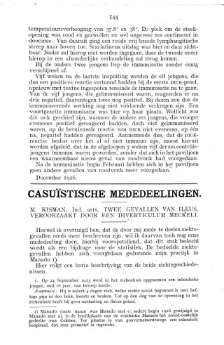 Eerste pagina van het artikel zoals het is gepubliceerd in het tijdschrift