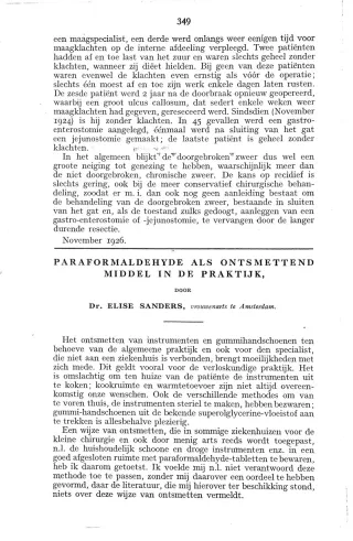 Eerste pagina van het artikel zoals het is gepubliceerd in het tijdschrift