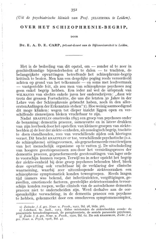 Eerste pagina van het artikel zoals het is gepubliceerd in het tijdschrift