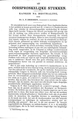 Eerste pagina van het artikel zoals het is gepubliceerd in het tijdschrift