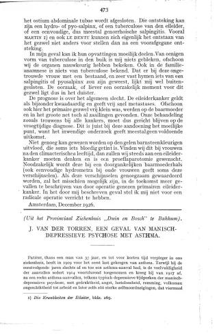 Eerste pagina van het artikel zoals het is gepubliceerd in het tijdschrift