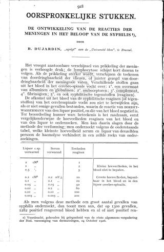 Eerste pagina van het artikel zoals het is gepubliceerd in het tijdschrift