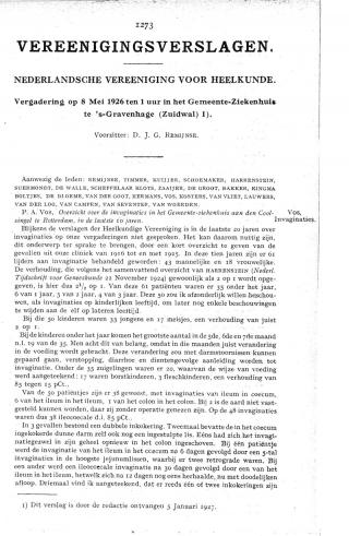 Eerste pagina van het artikel zoals het is gepubliceerd in het tijdschrift