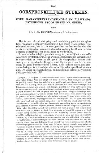 Eerste pagina van het artikel zoals het is gepubliceerd in het tijdschrift