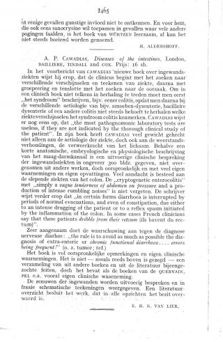 Eerste pagina van het artikel zoals het is gepubliceerd in het tijdschrift