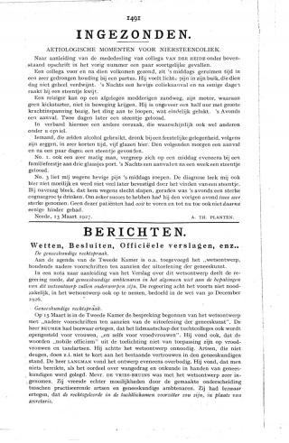 Eerste pagina van het artikel zoals het is gepubliceerd in het tijdschrift