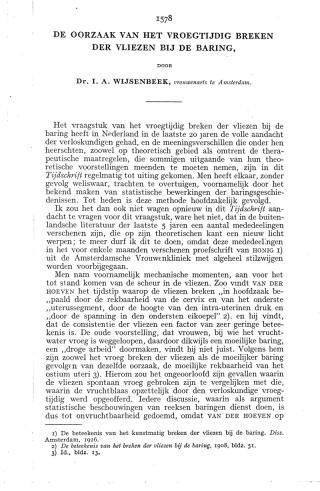 Eerste pagina van het artikel zoals het is gepubliceerd in het tijdschrift