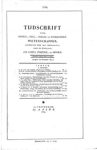 Eerste pagina van het artikel zoals het is gepubliceerd in het tijdschrift