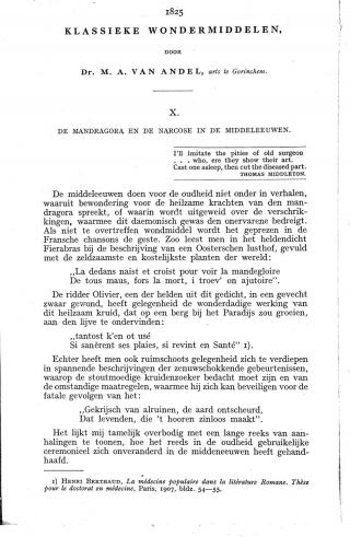 Eerste pagina van het artikel zoals het is gepubliceerd in het tijdschrift