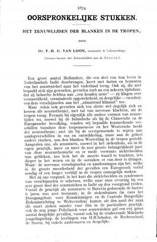 Eerste pagina van het artikel zoals het is gepubliceerd in het tijdschrift