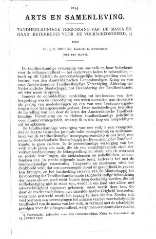 Eerste pagina van het artikel zoals het is gepubliceerd in het tijdschrift