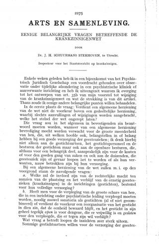 Eerste pagina van het artikel zoals het is gepubliceerd in het tijdschrift