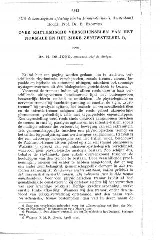 Eerste pagina van het artikel zoals het is gepubliceerd in het tijdschrift