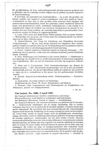 Eerste pagina van het artikel zoals het is gepubliceerd in het tijdschrift