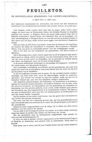 Eerste pagina van het artikel zoals het is gepubliceerd in het tijdschrift