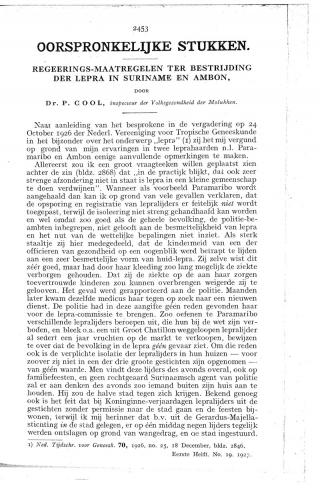 Eerste pagina van het artikel zoals het is gepubliceerd in het tijdschrift