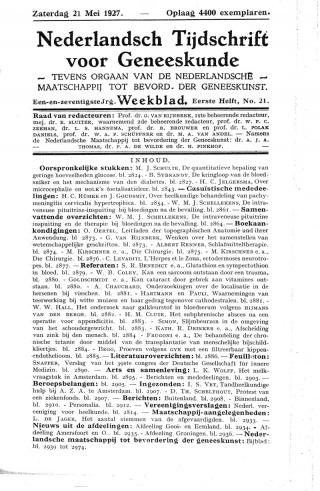 Eerste pagina van het artikel zoals het is gepubliceerd in het tijdschrift