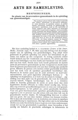 Eerste pagina van het artikel zoals het is gepubliceerd in het tijdschrift