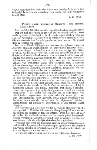 Eerste pagina van het artikel zoals het is gepubliceerd in het tijdschrift