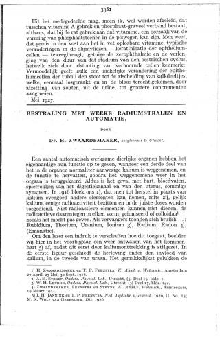 Eerste pagina van het artikel zoals het is gepubliceerd in het tijdschrift