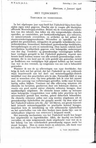 Eerste pagina van het artikel zoals het is gepubliceerd in het tijdschrift