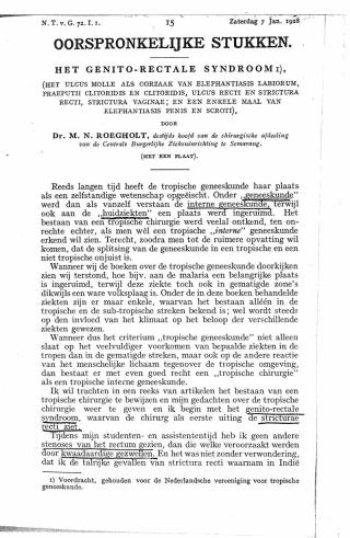 Eerste pagina van het artikel zoals het is gepubliceerd in het tijdschrift