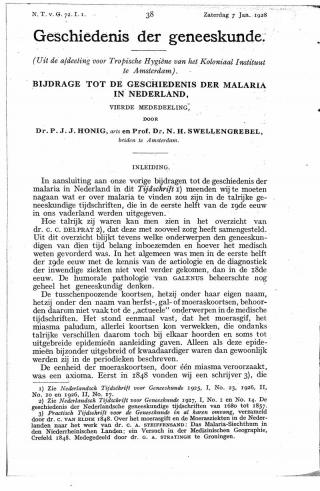 Eerste pagina van het artikel zoals het is gepubliceerd in het tijdschrift