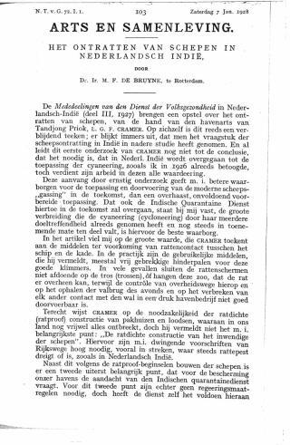 Eerste pagina van het artikel zoals het is gepubliceerd in het tijdschrift