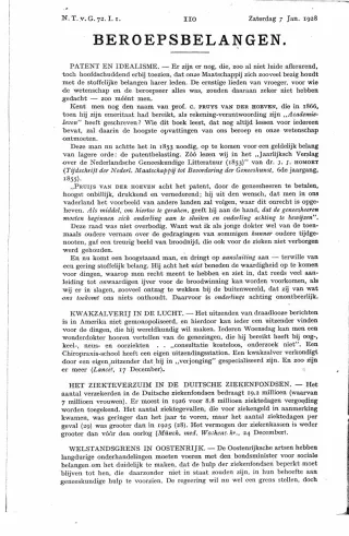 Eerste pagina van het artikel zoals het is gepubliceerd in het tijdschrift