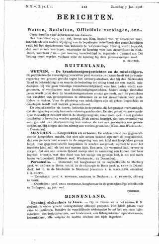 Eerste pagina van het artikel zoals het is gepubliceerd in het tijdschrift