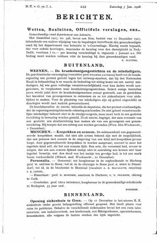 Eerste pagina van het artikel zoals het is gepubliceerd in het tijdschrift