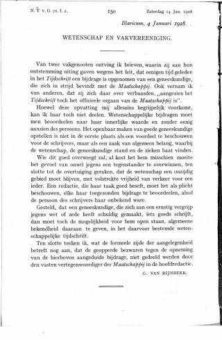 Eerste pagina van het artikel zoals het is gepubliceerd in het tijdschrift
