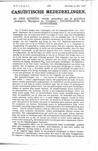 Eerste pagina van het artikel zoals het is gepubliceerd in het tijdschrift