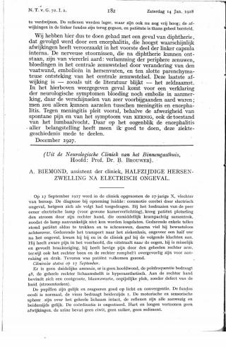 Eerste pagina van het artikel zoals het is gepubliceerd in het tijdschrift