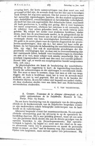 Eerste pagina van het artikel zoals het is gepubliceerd in het tijdschrift